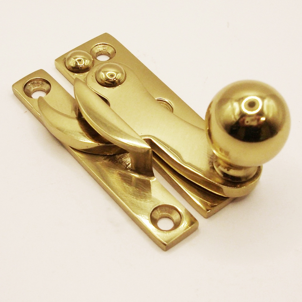 TWC009/PB • Non-Locking • Polished Brass • Forged Heavy Claw Sash Fastener